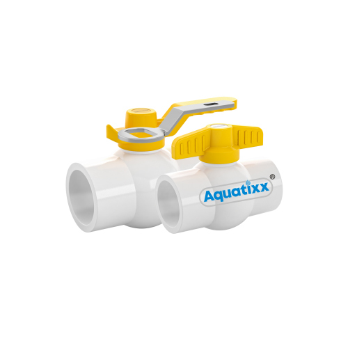 Agriculture Pvc Ball Valve - Pp Material, Size Range 1/2" To 8", Black Color, Working Pressure 10 Kg/cm2 | Ideal For Water Media, Efficient Flow Control