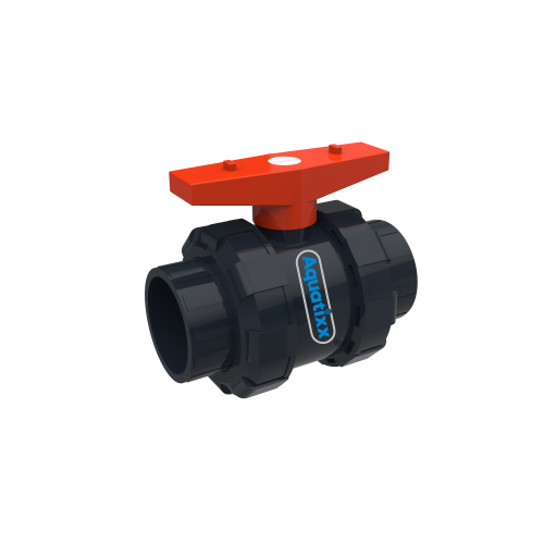 Agriculture Pvc Ball Valve - Pp Material, Size Range 1/2" To 8", Black Color, Working Pressure 10 Kg/cm2 | Ideal For Water Media, Efficient Flow Control