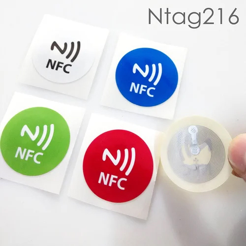 NTAG 216 Label - Standard Size, White Color | Ideal for Garment Labeling and Identification