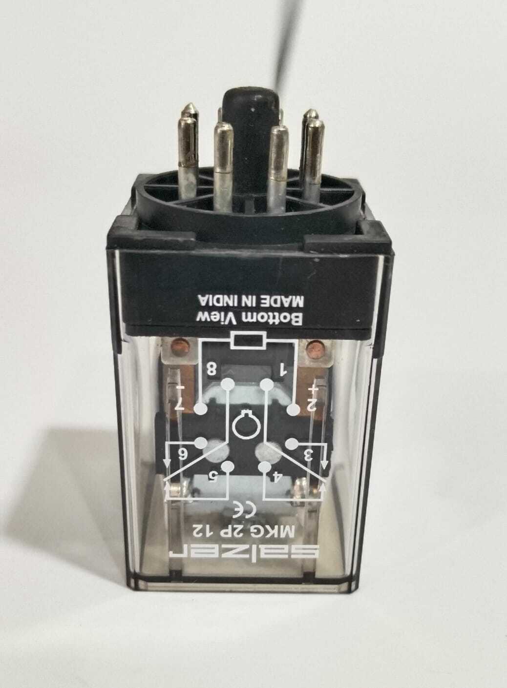 Relay Mkg2p12 12v Dc 2p - Salzer - Usage: Industrial Automation