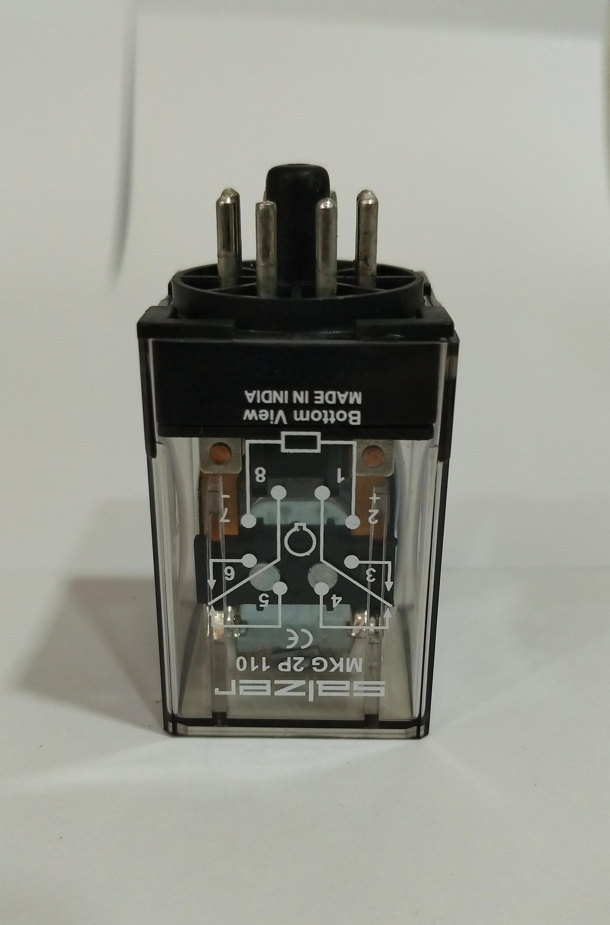 Relay Mkg2p110 110v Dc 2 Pole- Salzer