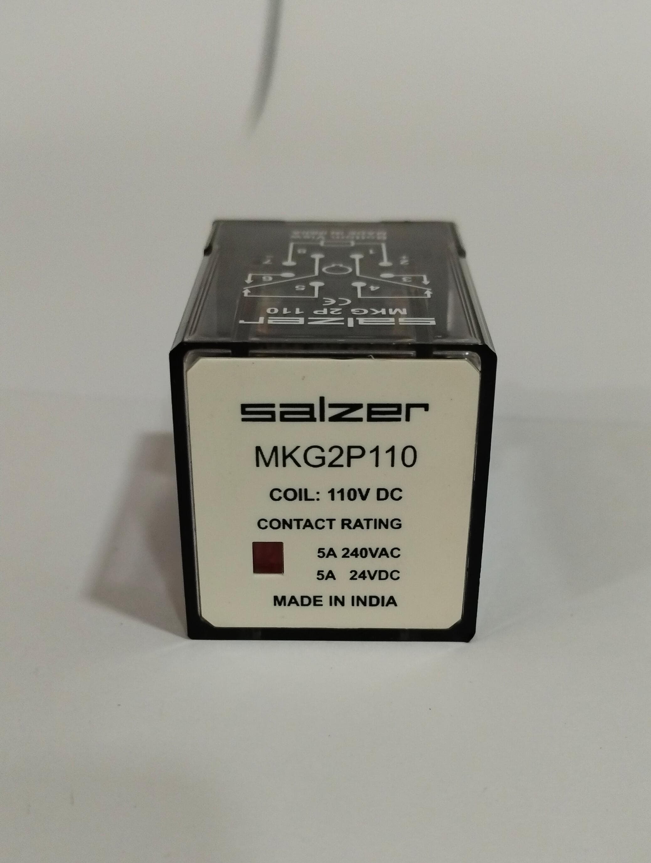 Relay Mkg2p110 110v Dc 2 Pole- Salzer