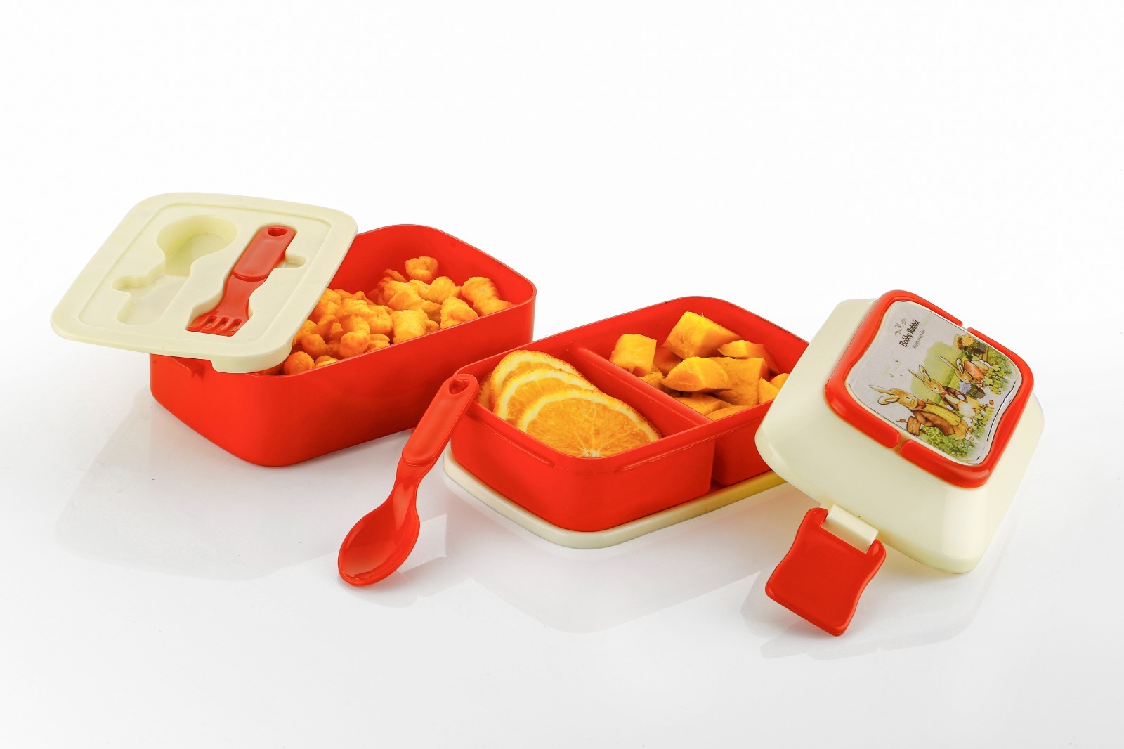 3 Cpmpartment Lunch Box