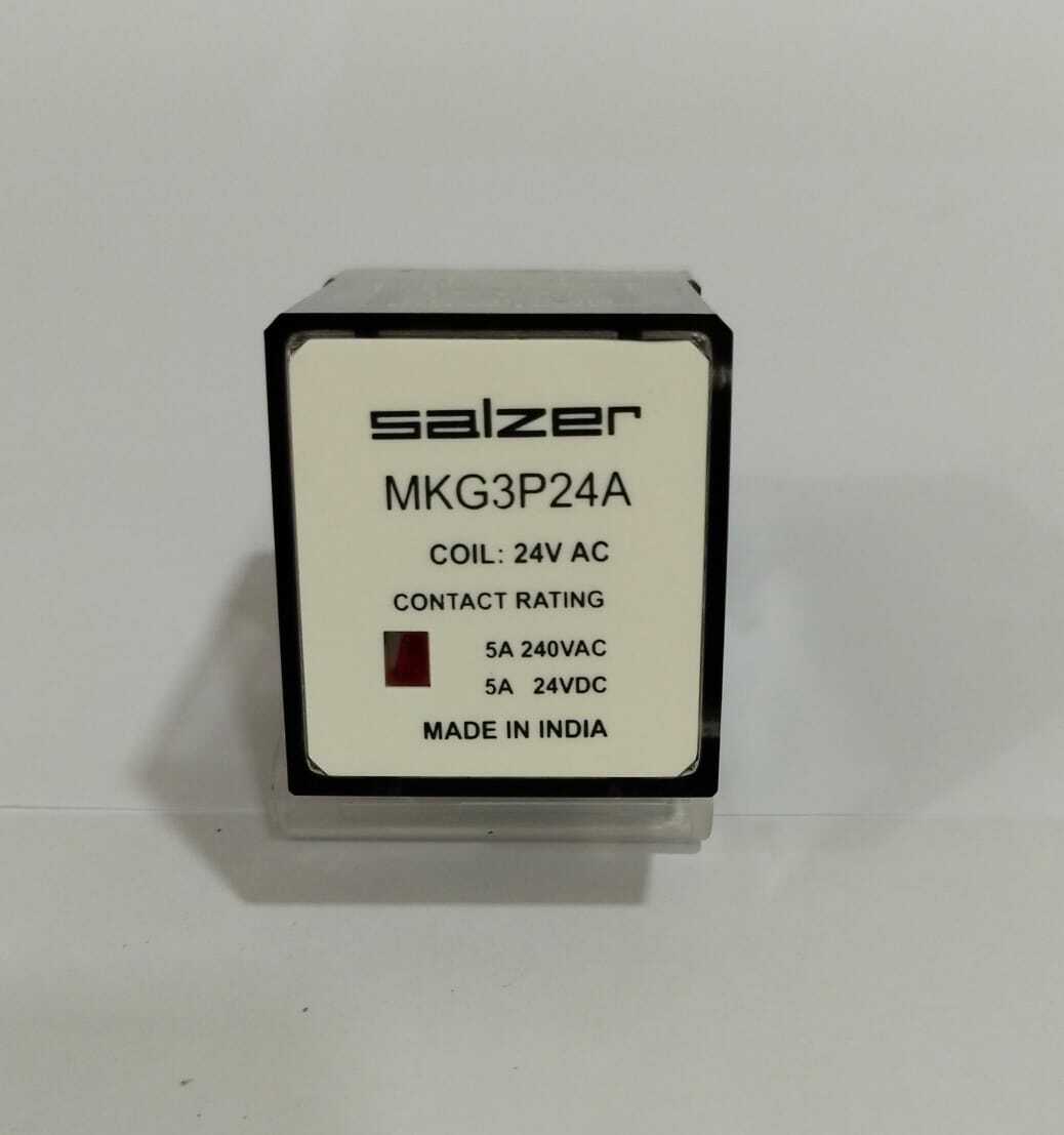 Relay Mkg3p24a 24v Ac 3p - Salzer