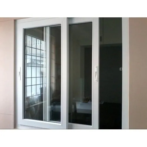 UPVC सफेद स्लाइडिंग खिड़की