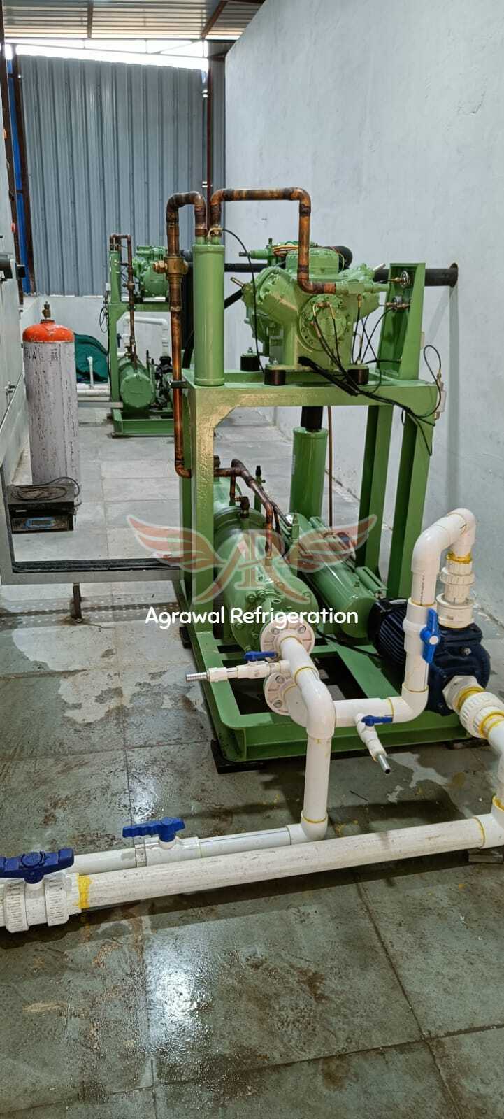Ice Plant - Mild Steel, 250 Sqft Customizable Dimensions | 440v Electric, 8hp Automatic Operation, 1-year Extendable Warranty