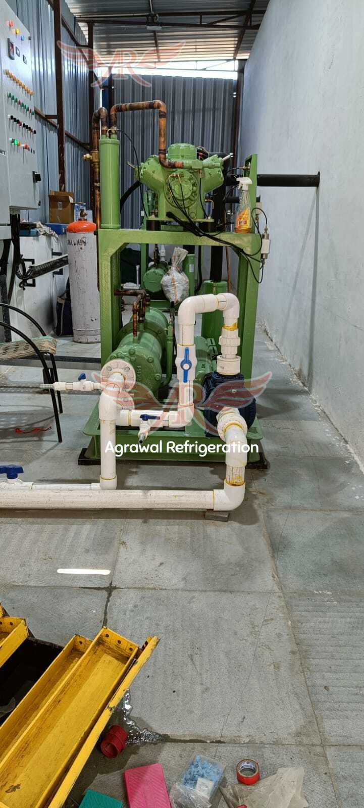 Ice Plant - Mild Steel, 250 Sqft Customizable Dimensions | 440v Electric, 8hp Automatic Operation, 1-year Extendable Warranty