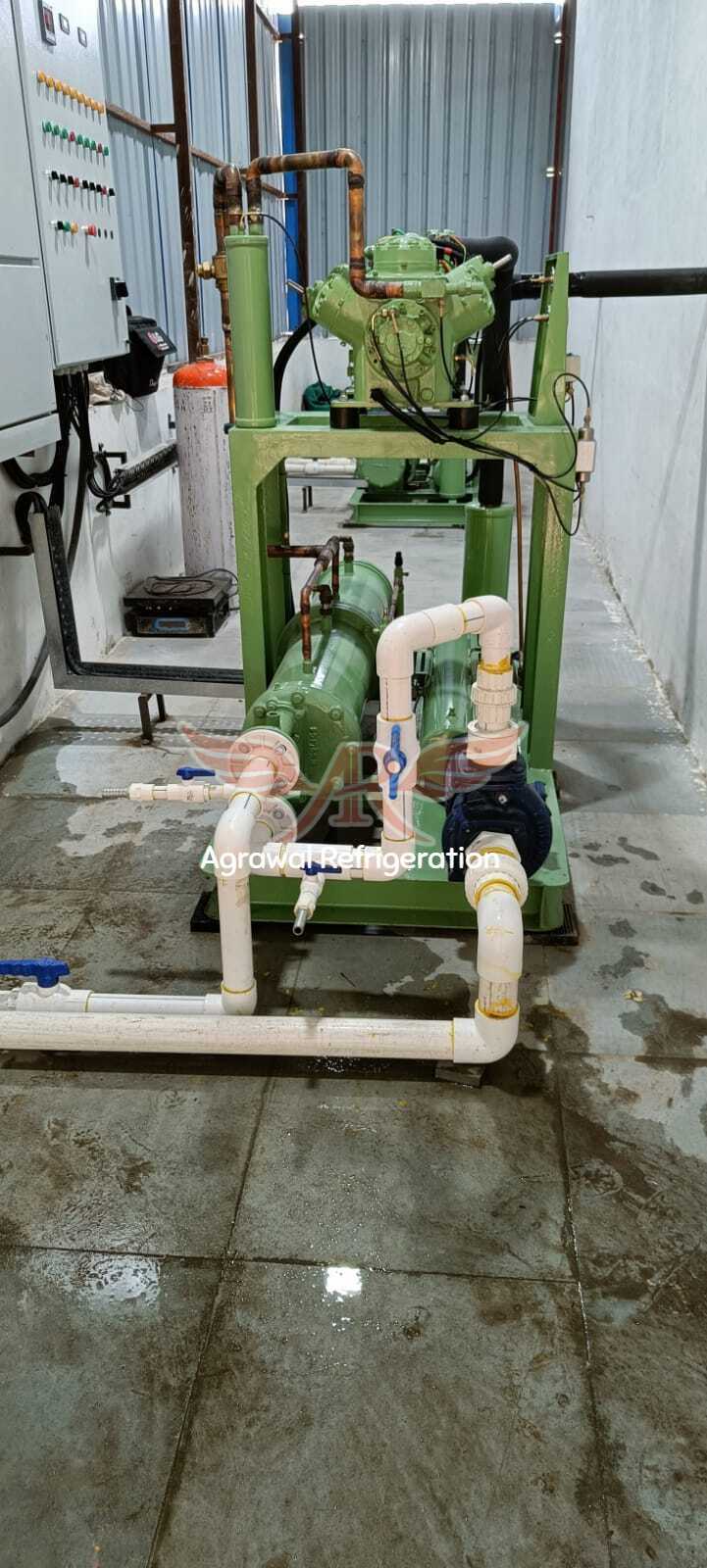 Ice Plant - Mild Steel, 250 Sqft Customizable Dimensions | 440v Electric, 8hp Automatic Operation, 1-year Extendable Warranty