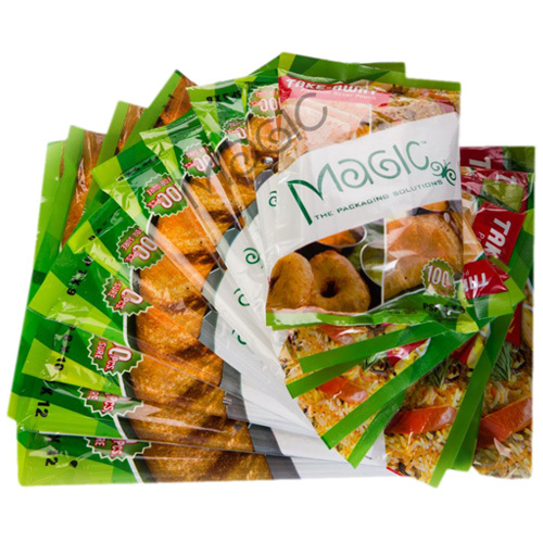 Multicolor Magic Silver Pouch