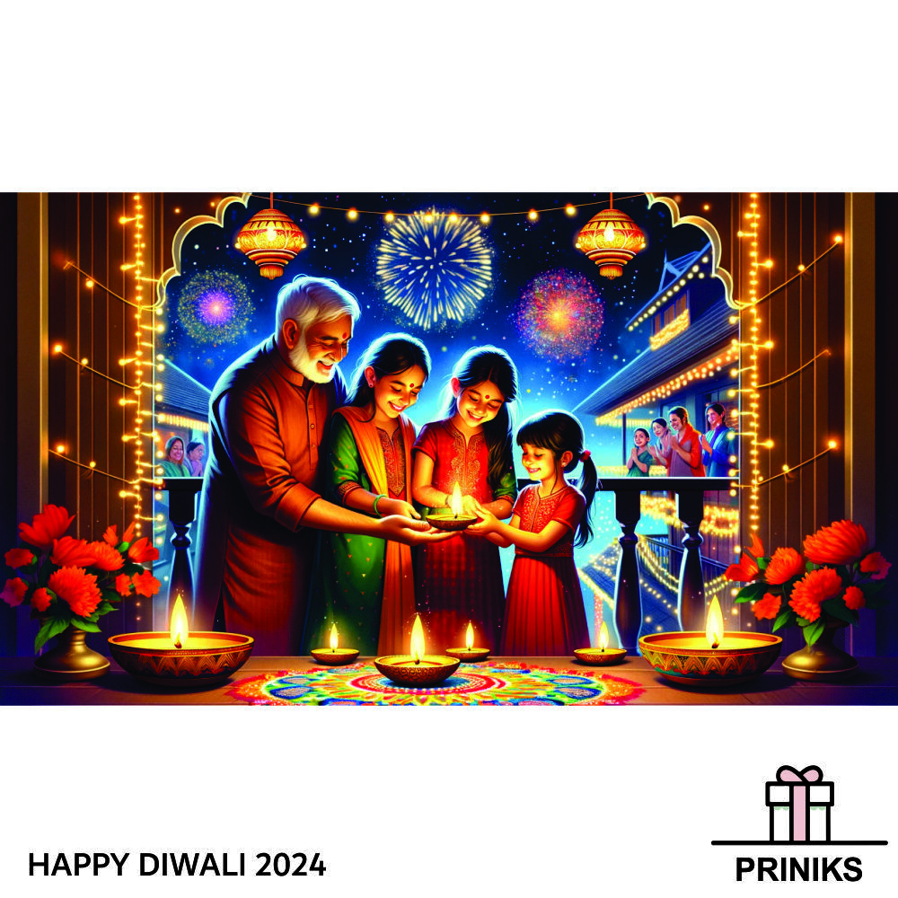Diwali Business Gift - Cardboard Box 10x8x3 Inches, Scented Candles & Ferrero Rocher Chocolates , Bulk Offerings, Elegant Packaging, Festive Treats