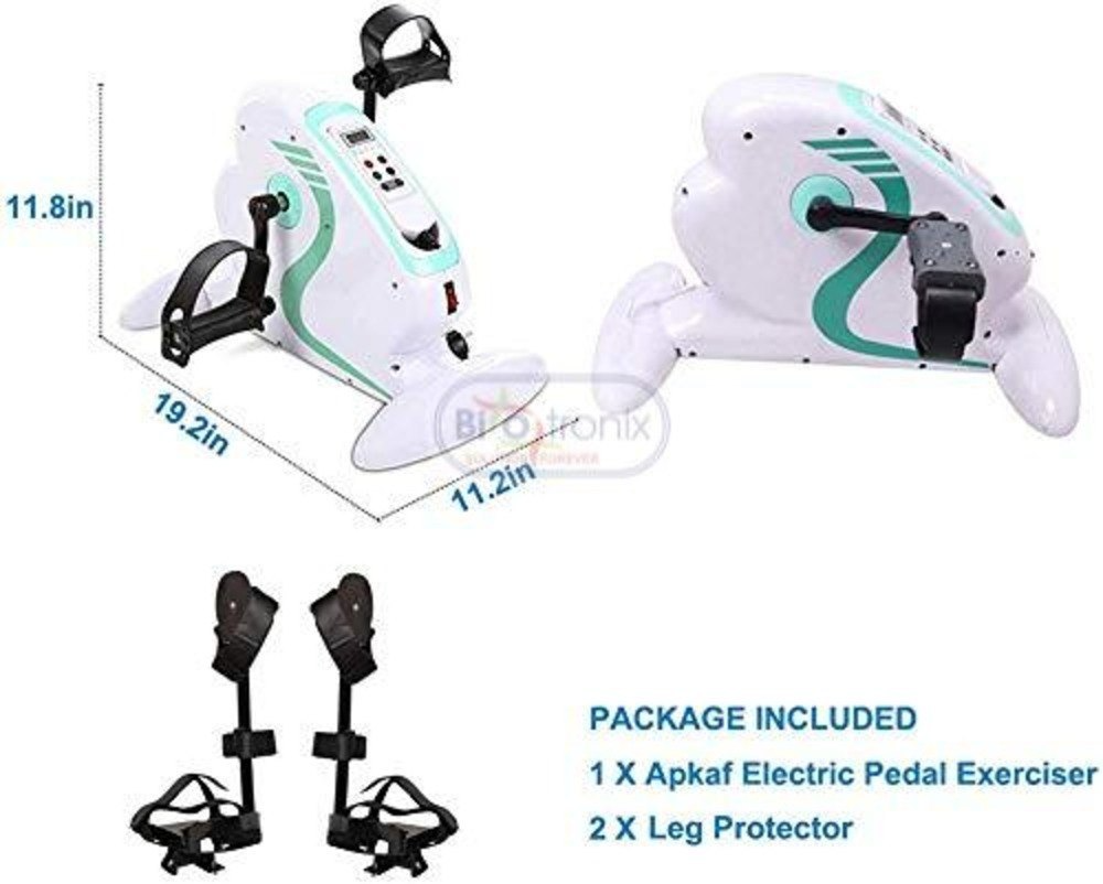 Digital Stroke Recovery Pedal Bike - Plastic, Compact Size, 5kg Weight | Dual Motorized Therapy With 12 Speed Levels, Whisper Quiet Operation, Lcd Display And Multi-functional Arm And Leg Rehabilitation