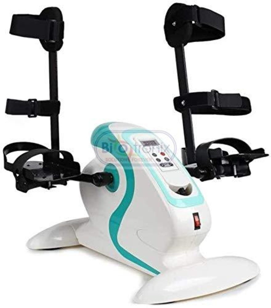 Digital Stroke Recovery Pedal Bike - Plastic, Compact Size, 5kg Weight | Dual Motorized Therapy With 12 Speed Levels, Whisper Quiet Operation, Lcd Display And Multi-functional Arm And Leg Rehabilitation
