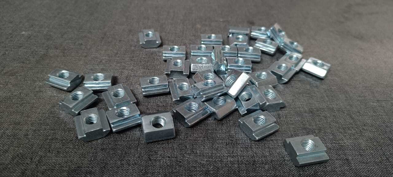Silver Aluminium Side Load T Nut