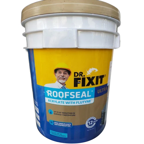 Dr. Fixit Roofseal Roof Waterproofing Coating - Color: White at Best ...