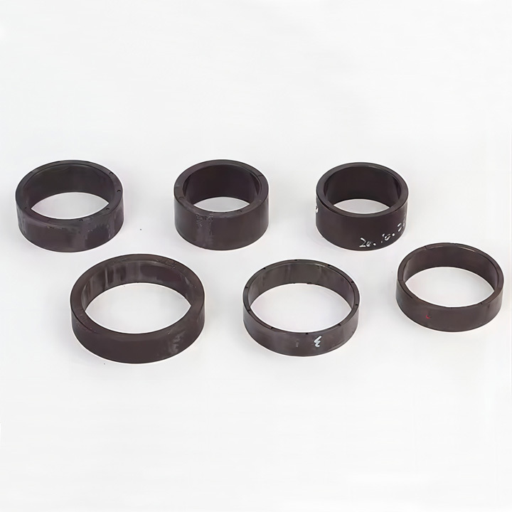 16 Poles For Dc Fan Motor Bonded Ferrite Magnet Ring - High Performance Ferrite, Od152*id133.2*h25mm, Black | Injection Molded Design, Low Noise Operation