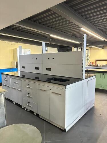 Laboratory  Table - Color: White