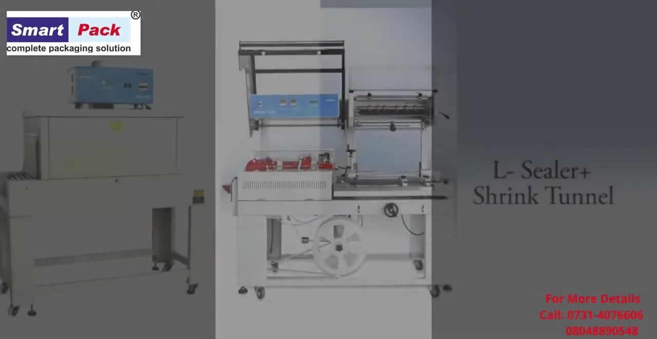 Fully Automatic L-sealer With Shrink Tunnel - 1.5kw Power, Sealing Size 500x450mm | Electric Drive, 1 Year Warranty, High-speed Packaging