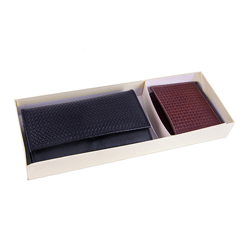 Women Genuine Leather Card Holder Set - Various Sizes, Multiple Colors | Elegant Corporate Gift with Pen and Notepad