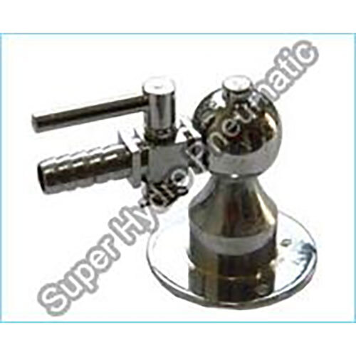Laboratory Cock - Stainless Steel, Standard Size, Silver | Designed For Precision Laboratory Use And Reliable Performance