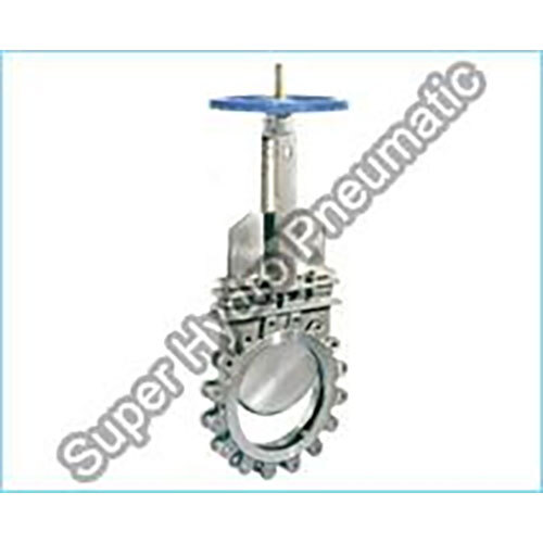 Knife Gate Valve - Standard Size | Silver Finish, Designed For Water Fitting Usage