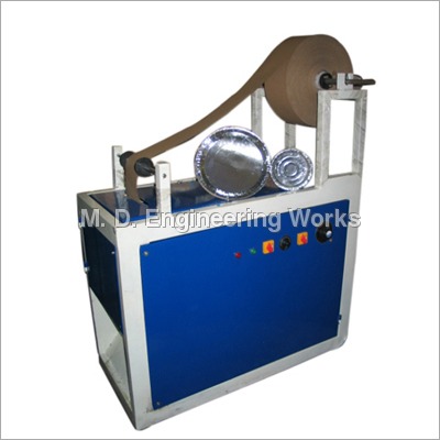 Fully Automatic Paper Plate Machine - Steel, 1000x600x1200mm, Blue | 1.5 HP, 220V, 1000 Plates/Hour, High Durability & Low Maintenance, Precise Design
