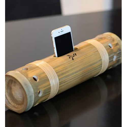 आधुनिक बांस मोबाइल स्टैंड