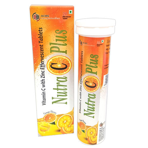 Vitamin C With Zinc Effervescent Tablets General Medicines