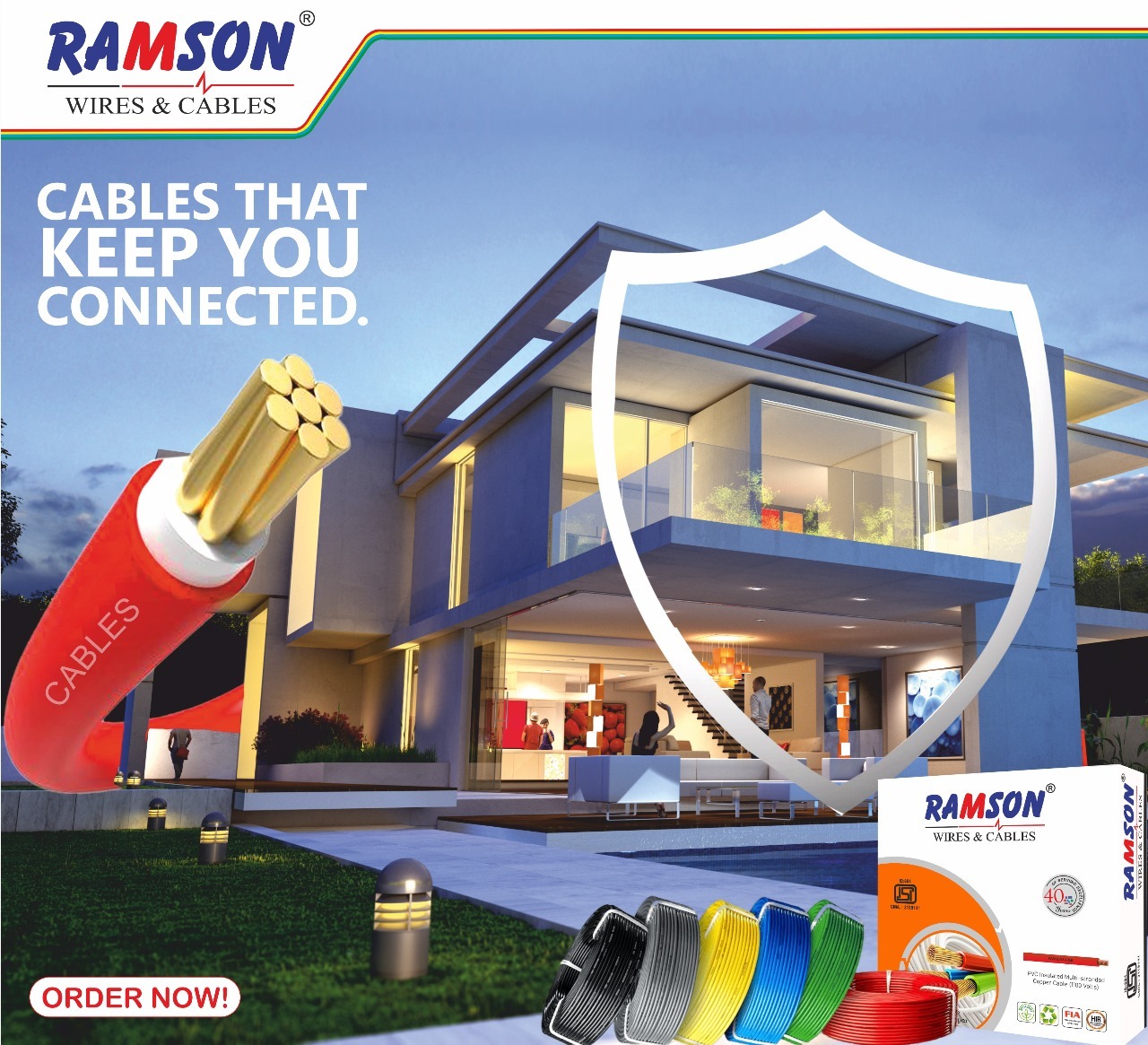 Blue 7-18 Stranded Copper Pvc Insulated Cable