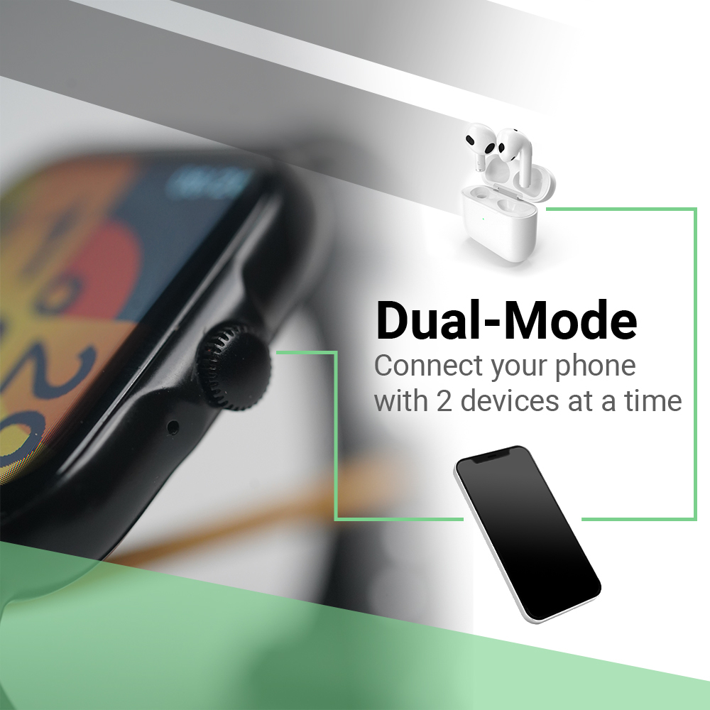 Tech Blaze Smart Watch - Color: Black