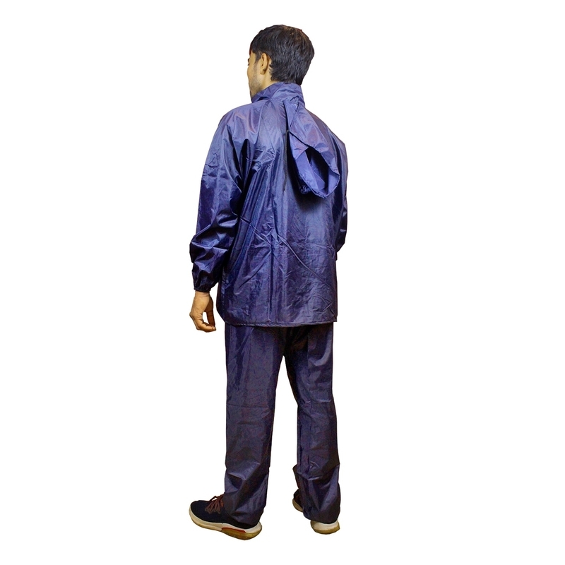Rain Coat - Waterproof Nylon Material | Lightweight, Breathable Design, Adjustable Hood, Packable