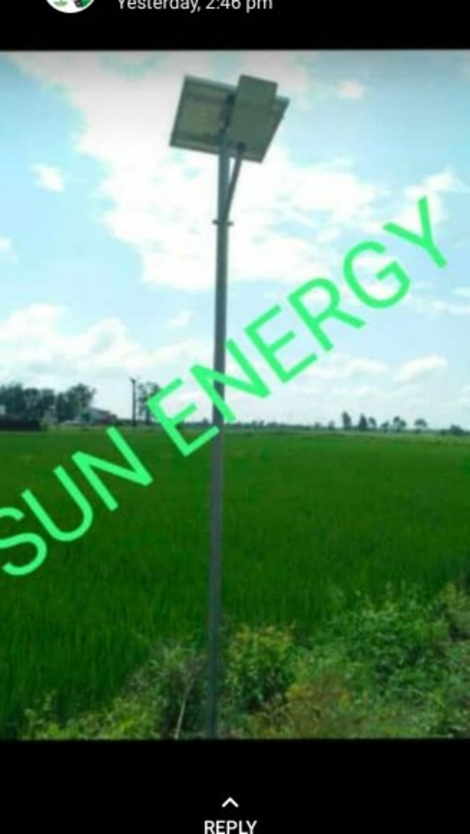 Solar Street Light - Application: Industrial