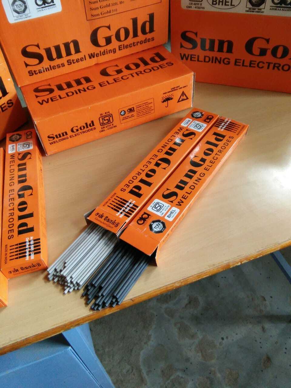 E-6013 Welding Electrode - 3.15 Mm Stainless Steel, Silver Color, Customized Size, Dc Opening Pattern, Industrial Use