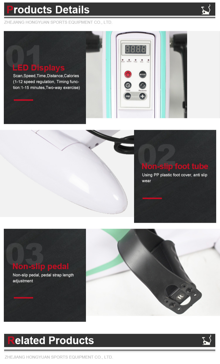 Digital Automatic Leg Exerciser For Stroke Recovery - Plastics Abs, 220v, 50-60hz | Motorized Pedal Operation, Remote Control, Led Display