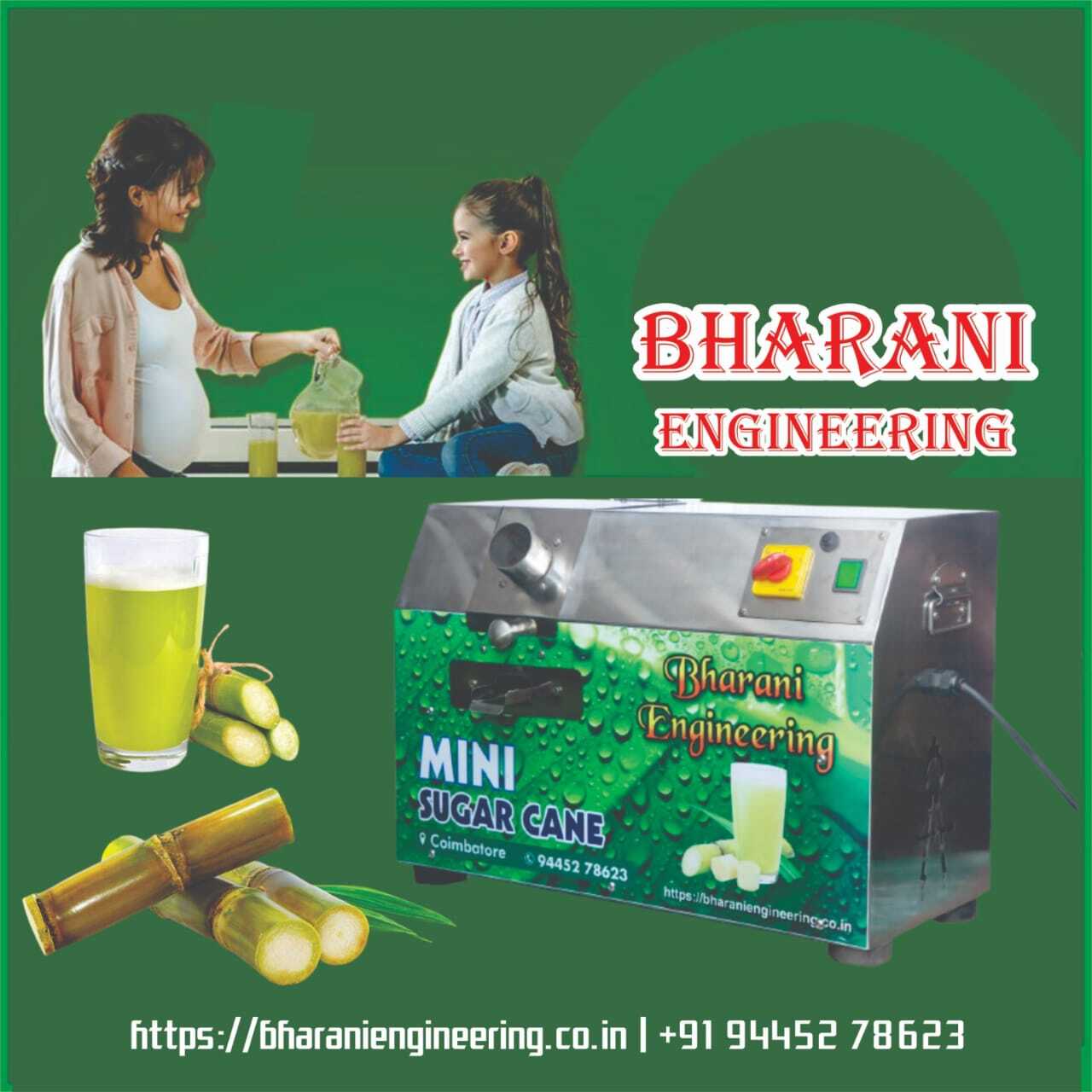 Stainless Steel Automatic Sugarcane Juice Machine