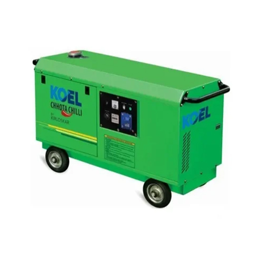 Kirloskar Portable Diesel Generator - 15-30 KVA Rated Power, Electric Start, Air-Cooled Engine, Double Phase, High Protection Class, Warranty Included