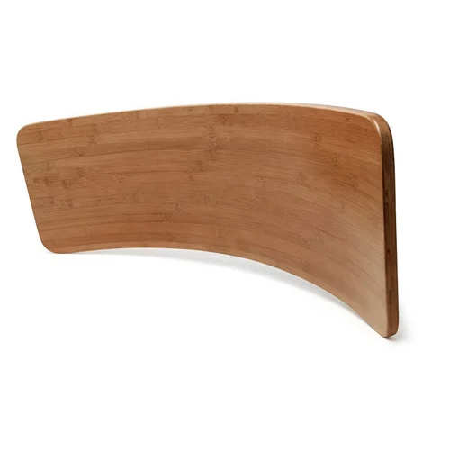 Curve Balance Board - Natural Wood, 91.4l X 30w X 19.1h Cm | Lightweight 3.5 Kg, Non-slip Surface, Unique Grain Patterns