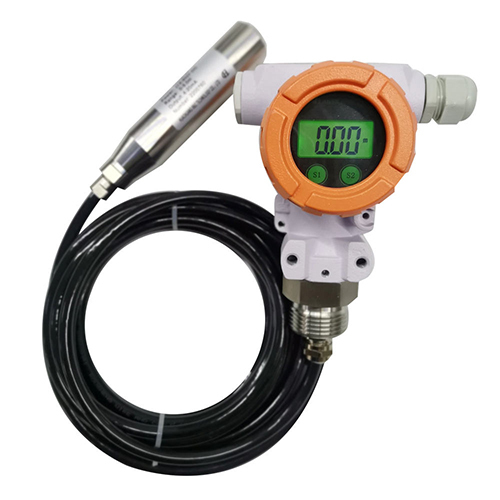 Hcdb-50 Submersible Hydrostatic Level Transmitter - Stainless Steel & Pvc, High Range Analog Display, Manual Power Supply, Industrial Usage