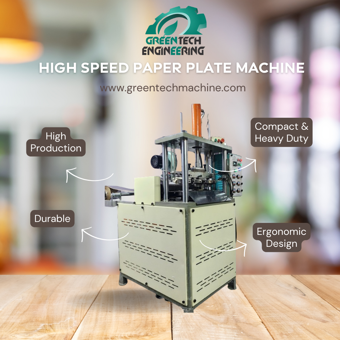 High Speed Paper Pattal Making Machine - Capacity: 50 Pcs/min