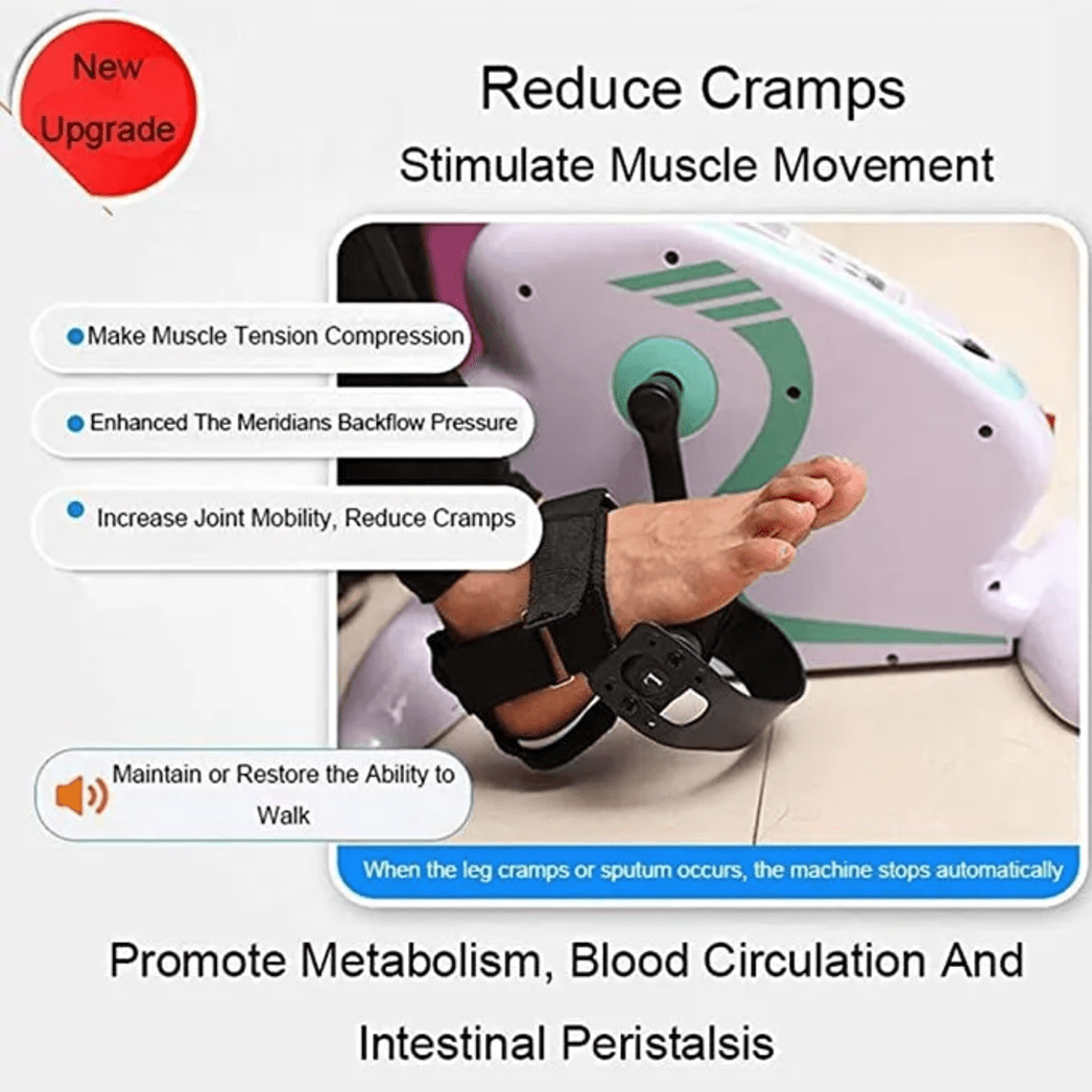 Biotronix Motorized Electric Mini Exercise Pedo Cycle Intelligent Remote Control Mini Ergometer