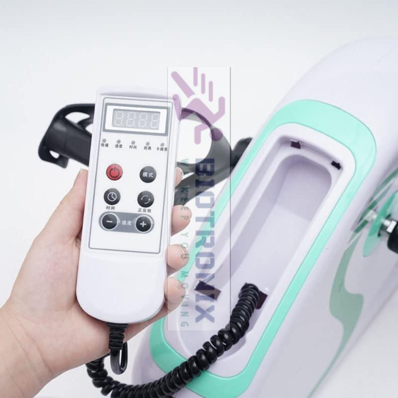 Biotronix Motorized Electric Mini Exercise Pedo Cycle Intelligent Remote Control Mini Ergometer