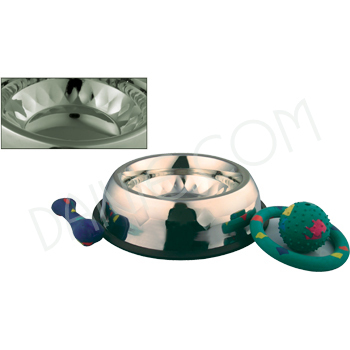 एंटीस्किड स्क्वायर डिज़ाइन डॉग बाउल