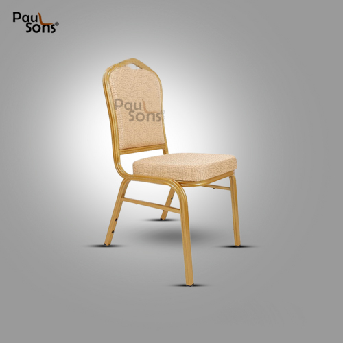 Banquet Chair With Back Design - Color: As Per Requirement