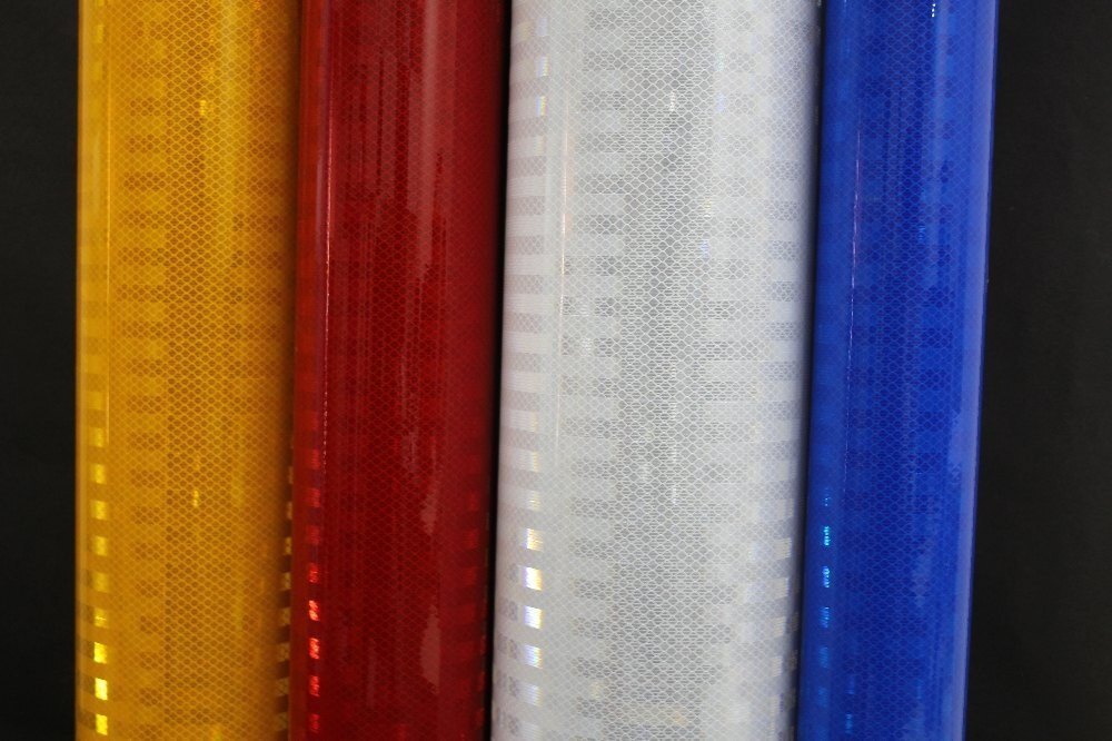 3m Prismatic Reflective Sheeting - Reflective Microprismatic Lens, 4 Ft. X 150 Ft., Multicolor | Durable For Traffic Control Signs, Road Safety