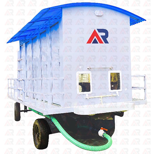 Ms 10-seater Mobile Toilet Van - Color: As Per Requirement