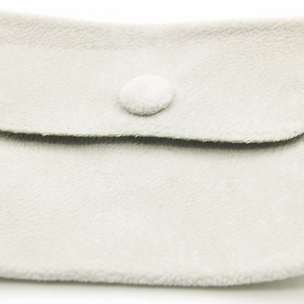 Flap Open Velvet Bag Jewellry Pouch With Press Button - Design: Customized