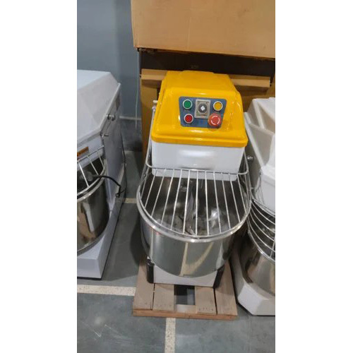 40 Ltr Spiral Mixer - Stainless Steel, 900x500x1180mm | Semi Automatic, Electric Powered, 380 Volt, 256kg Approx Weight