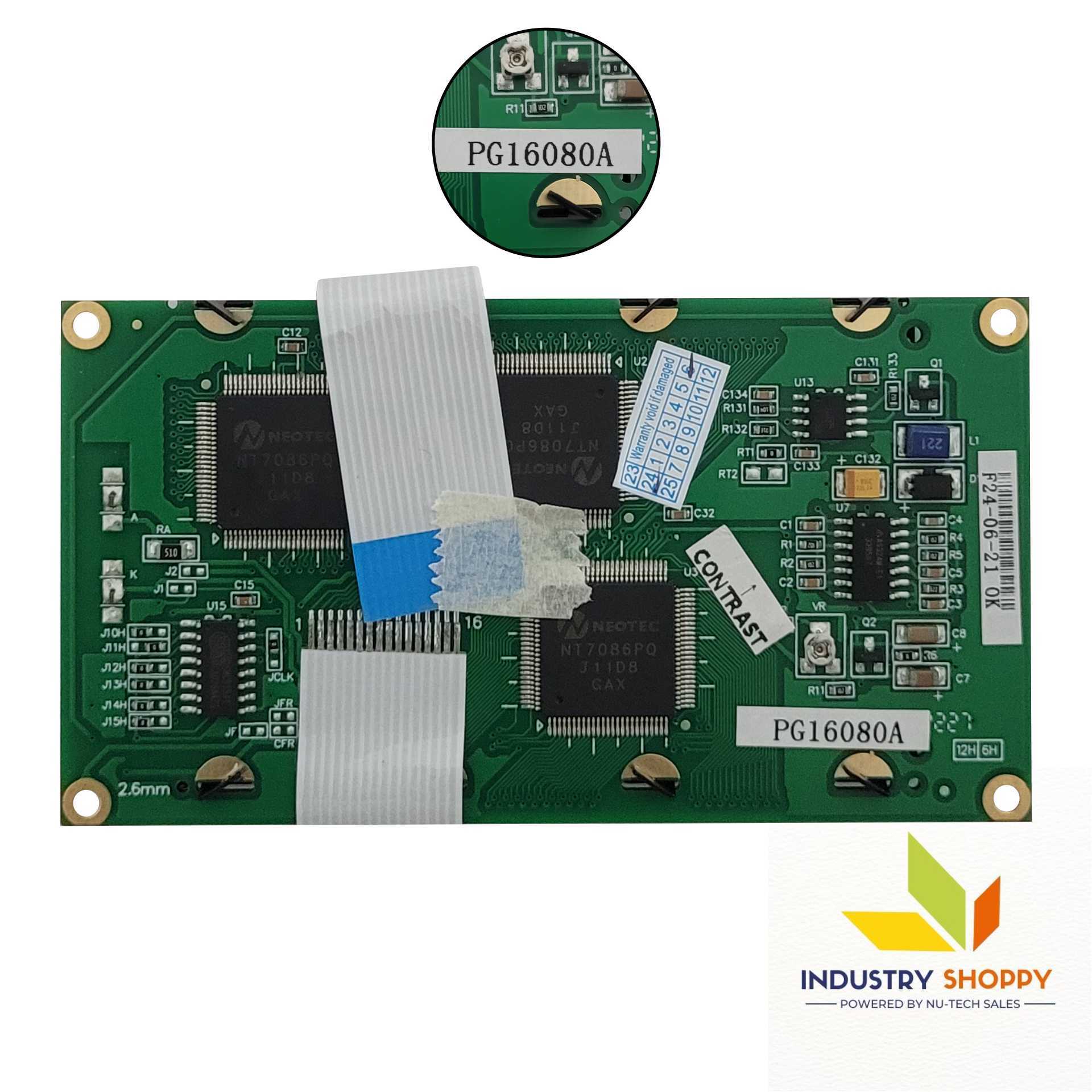 Original Pg16080a Lcd Module (Green) - Application: Industrial