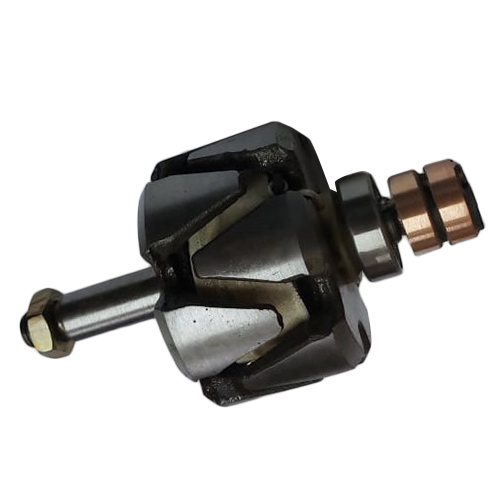 Tata 407 Alternator Rotor - Copper Material, 12-24 Volt Voltage Range | High Insulation Resistance, Durable Round Design For Automotive Applications