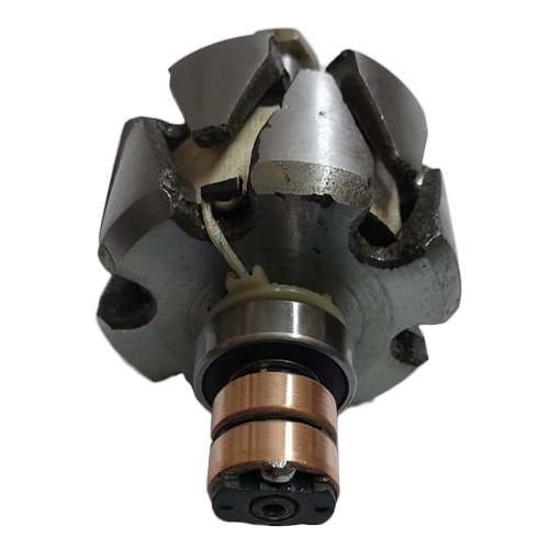 Tata 407 Alternator Rotor - Copper Material, 12-24 Volt Voltage Range | High Insulation Resistance, Durable Round Design For Automotive Applications