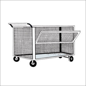 MS Dust Bin Trolley